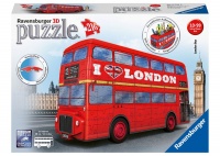 Ravensburger 216 Piece 3D Puzzle London Bus Photo