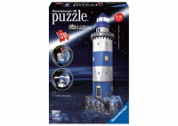 Ravensburger 216 Piece 3D Puzzle Lighthouse Night Edition Photo