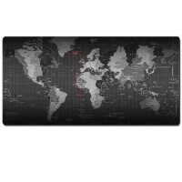 World Map Full Desk Coverage Gaming and Office Mousepad Photo