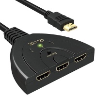 HDMI Switch 3 Port Splitter Supports Full HD 4K 1080p 3D Player Photo
