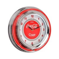 La Chaise Longue Coca Neon Classic Clock Photo