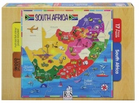 RGS Group Map Of South Africa Wooden Puzzle - 17 Piece Photo