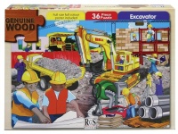 RGS Group Excavator Wooden Puzzle - 36 Piece Photo