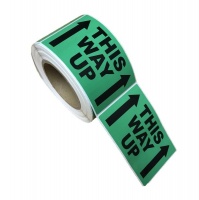 This Way Up Labels permanent adhesive - 500 labels per roll Photo