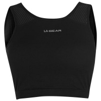 LA Gear Ladies Crop Bra - Black [Parallel Import] Photo