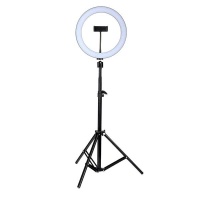 25cm Dimmable LED Ring Light Lamp With 52.5cm Light Stand Light Kit Photo
