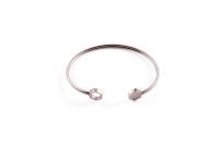 Glamzza silver hexagon cuff bracelet Photo