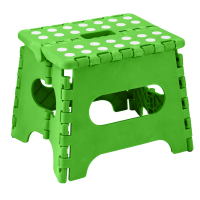 OSH Mini Plastic Folding Step Stool - Green Photo