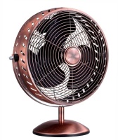 Goldair 8" Copper Metal Desk Fan Photo
