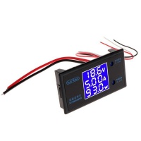 DC 0-100V 10A 1000W LCD Digital Voltmeter Ammeter Wattmeter Photo