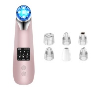 USB Rechargeable Blackhead Remover Vacuum Pore Cleaner - Rose Gold Photo