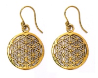 Harmoni Gold lattice drop earring IFE303A Photo