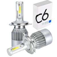 H4 C6 Led Headlight Bulb HID Kit All In One Compact Design Photo