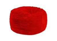 Comfyzak 100cm Beanbag - Flame Red Corduroy Photo