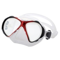 Saekodive Silicone Diving Mask - Red Photo