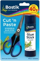 Bostik Cut N Paste 12 X 40g Scissors Photo