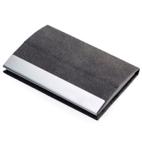 TROIKA Business or Credit Card Case and Stand CARD STAND Dark Grey Photo