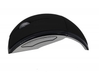 Foldable 2.4G Wireless Mouse - Black Photo