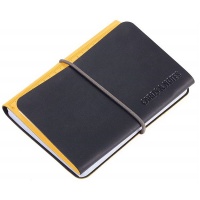 TROIKA Card Case Wallet and Notepad DIN A7 Yellow/Black Photo