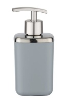 WENKO - Soap Dispenser - Barcelona Range - Grey - Unbreakable - 370ml Photo