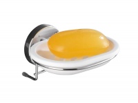 WENKO - Vacuum-LocÂ® Soap Dish Milazzo - No Drilling Required Photo