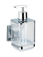 WENKO - Vacuum-LocÂ® Soap Dispenser Quadro Range - S/Steel - No Drilling Photo