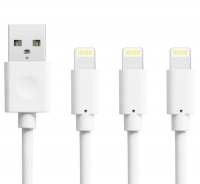 iPhone USB Charging Cable for iPhone 5 & 6 - White Photo