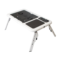 Portable E-Table Laptop Stand with USB Cooling Fans Photo