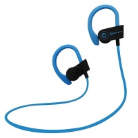 Amplify Tunes Series Bluetooth Sport Earhook Earphones - Blue Photo