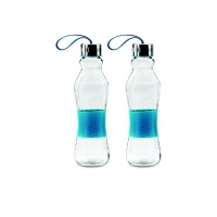 Consol - 500ml Grip n Go bottle Strap lid Light Blue - 2pk Photo