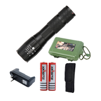 Rechargeable & Retractable Bright LED Flashlight Photo