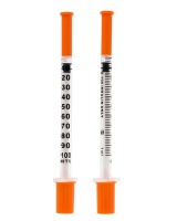 Fentex Insulin Syringes - 100" A Box Each Individually Sealed Photo