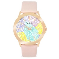 Cazabella Ladies Watch With Palm Leaf Face Photo