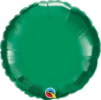 Qualatex 18" Foil Emerald Green Plain Balloon 1 Pack Photo