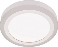 White Aluminium Alloy Ceiling Fitting with Polycarbonate Cover Photo