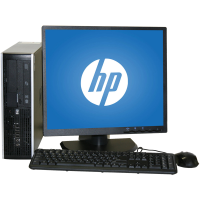 HP Elite Pro 8000 Desktop - C2D Desktop PC 17" Monitor Photo