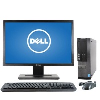 Dell Optiplex 9020 - i7 -SSD - SFF Desktop PC 19" Monitor Photo