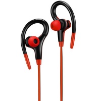 Canyon Stereo Sports Earphone with Microphone - Red Photo