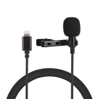 PULUZ 1.5m 8 Pin iPhone Wired Condenser Recording Microphone Photo