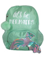 Fino Let's be Mermaids Sequin Backpack - Green Photo