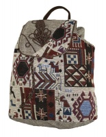 Fino Classic Handmade Fashion Backpack - Brown Photo
