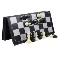 Magnetic Chess & Checkers Set - 36cm Photo