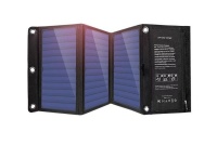21W Foldable Solar Panel Charger Power Bank Universal Outdoor Dual USB Photo