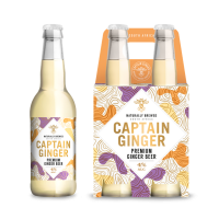 Captain Ginger Premium Ginger Beer - 24 x 340ml Photo
