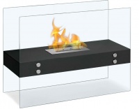 1green 3L Floating Glass Ethanol Fireplace - Free standing Photo