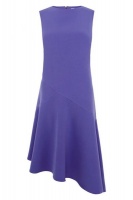 Closet London Ladies Lilac Panelled Asymmetric Dress - Purple Photo