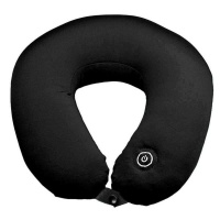 Vibrating Neck Massage Cushion Pillow – Black Photo
