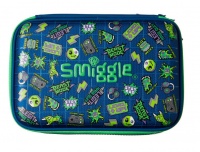 Smiggle Express Double Up Hardtop Pencil Case Navy Photo