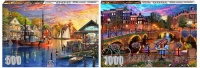 Puzzle bundle- Aqua scenes 1000 and 500 piece puzzles Photo