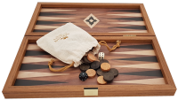 Backgammon Manopoulos Small Walnut Set Photo